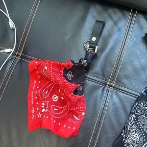 Amiri bandana keychain